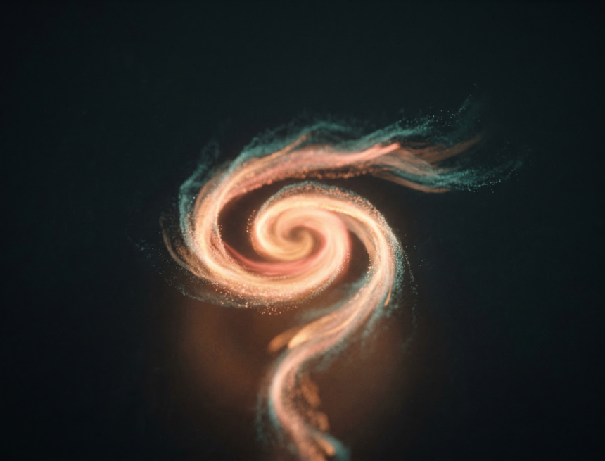 freepik__a-single-luminous-spiral-of-soft-warm-light-amber-__85905 Soft spiral of warm amber and teal light rising from a dark background, representing the upward spiral of small positive changes in depression recovery.
