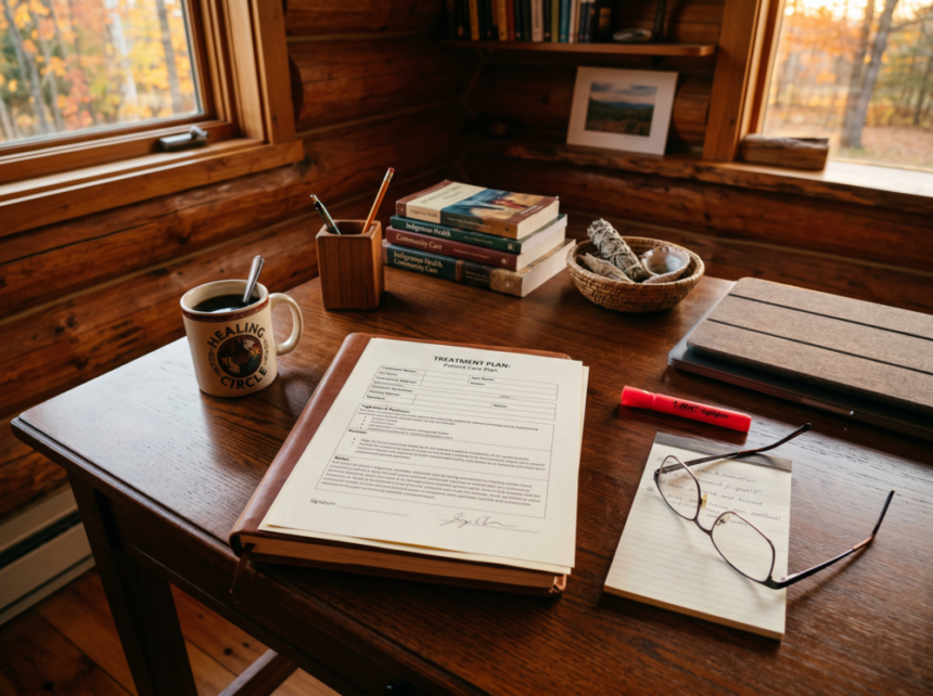 Treatment plan document on a desk representing common treatment plan audit mistakes
